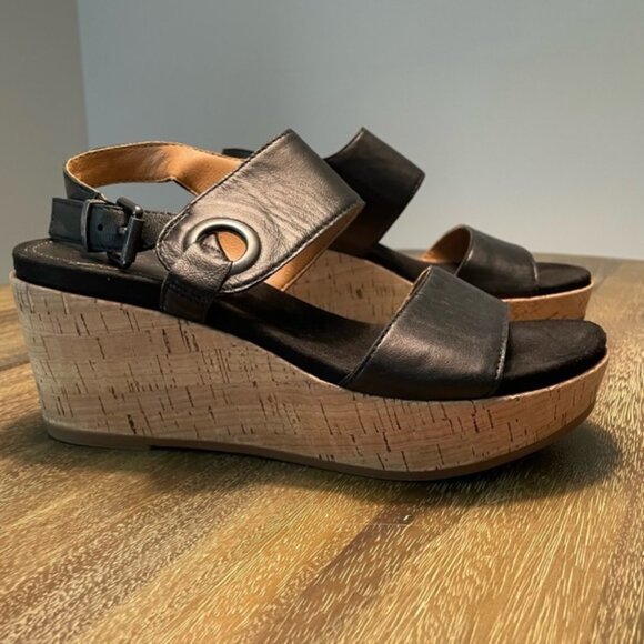 Latigo Shoes - Anthropologie Latigo Lauren Platform Wedge Sandal Size 7.5